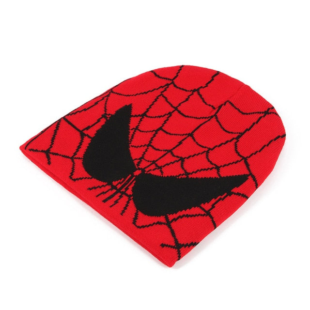 Children's Color Matching Knitted Beanies SPIDEY TIME