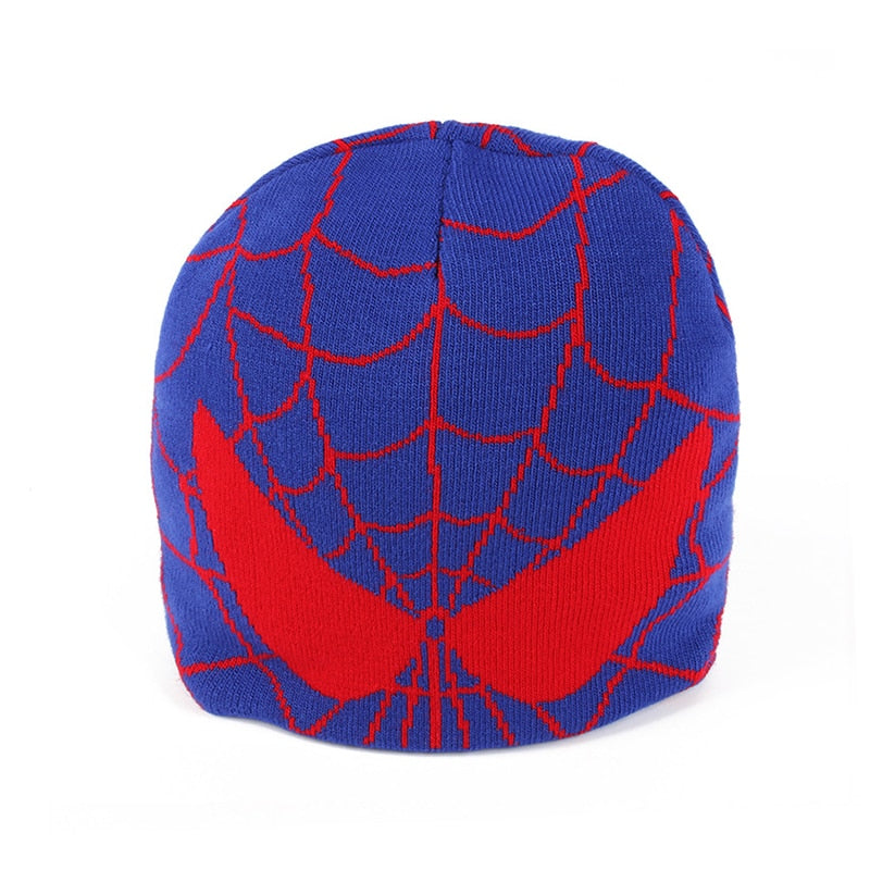 Children's Color Matching Knitted Beanies SPIDEY TIME