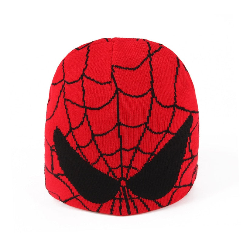 Children's Color Matching Knitted Beanies SPIDEY TIME