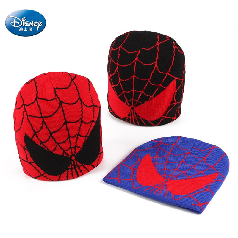 Children's Color Matching Knitted Beanies SPIDEY TIME